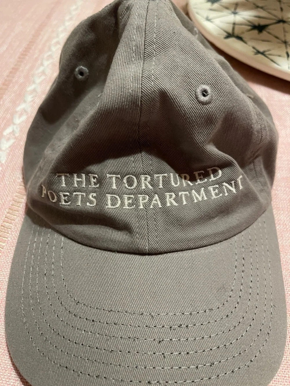 The Tortured Poets Department Embroidered Dad Hat - Picture 5 of 5